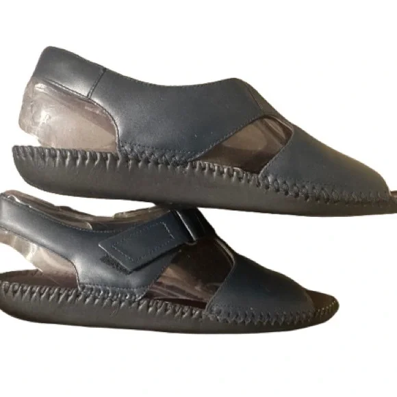 Naturalizer Scout Leather Sandals 8.5 Narrow - Picture 3 of 6